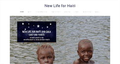 Desktop Screenshot of newlifeforhaiti.org